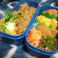 Snapdishの料理写真:昨日のお弁当(^^)|ぷりんぱんさん