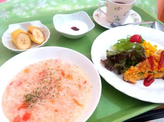 入院二日目朝食🍴|まさみんさん