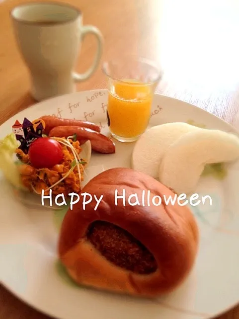 10/31の朝ごパン happyじゃないけど…(´･_･`)|なおさん