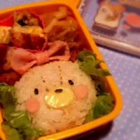 Snapdishの料理写真:くまちゃんキャラ弁|早貴さん