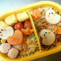 ハロウィン☆おばけちゃん弁当