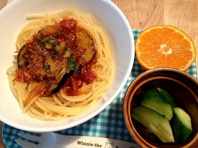 Snapdishの料理写真:1才の息子用のパスタ|shioeriさん