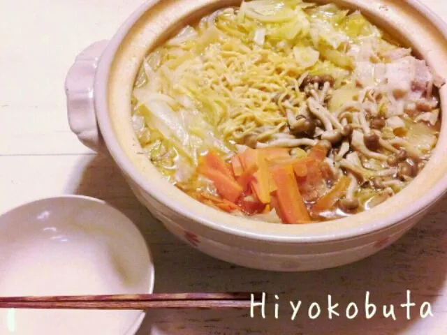 煮込みラーメン|ひよこぶたさん