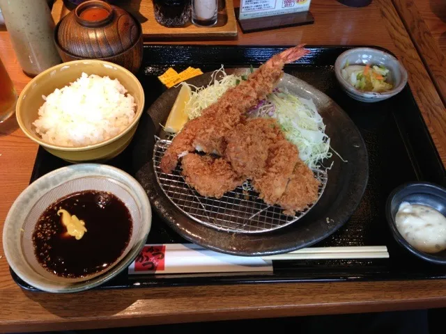 Snapdishの料理写真:海老フライ盛合せランチ|すかラインさん