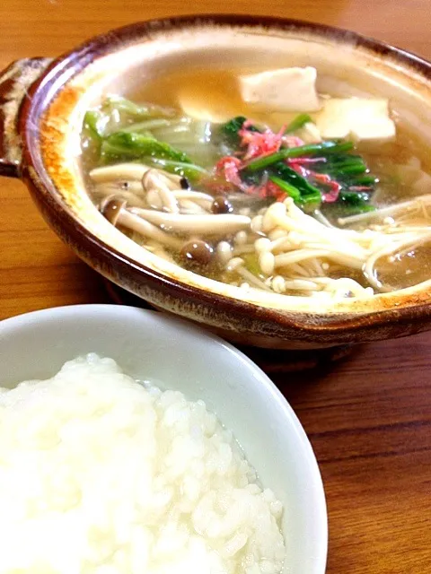 豆腐と野菜の生姜入りとろとろ煮・おかゆ|ゆこさん