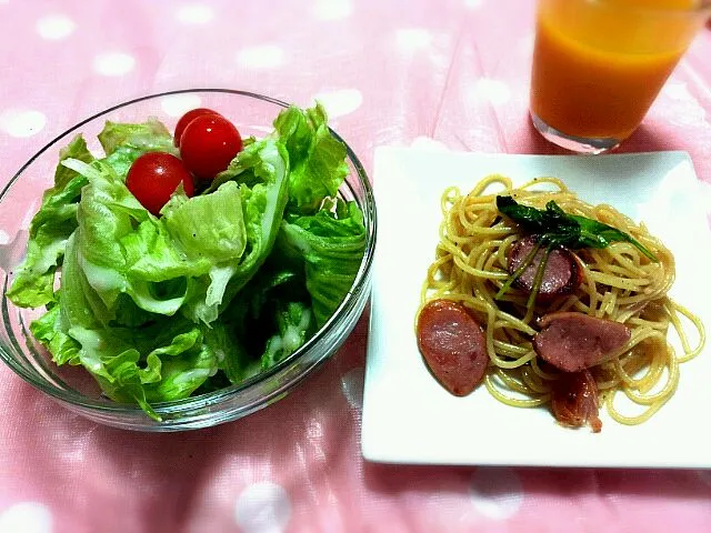 Snapdishの料理写真:ペッパー醤油パスタ|ちいさん