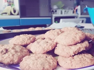 Oatmeal choc chip cookies|Evangelyn.さん