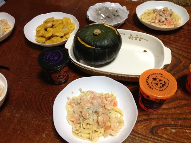 かぼちゃのグラタン＆かぼちゃのニョッキ＆余ったのでパスタ|ピンチョスさん