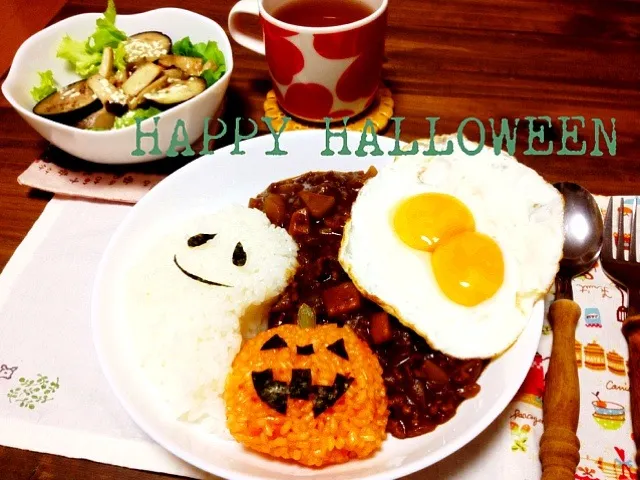 HALLOWEEN curry!!!|あきさん