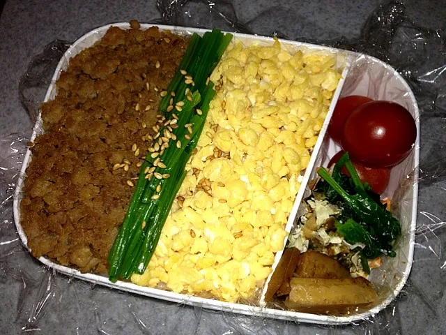 Snapdishの料理写真:Lunch box for my sun|sakiko yamashitaさん