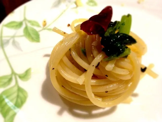 大根葉のペペロンチーノ♪|tku🍅🍝🍜🍝🍜🍝🍅さん