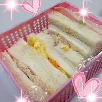 Snapdishの料理写真:次女が作ったぉ弁当|ひとみさん