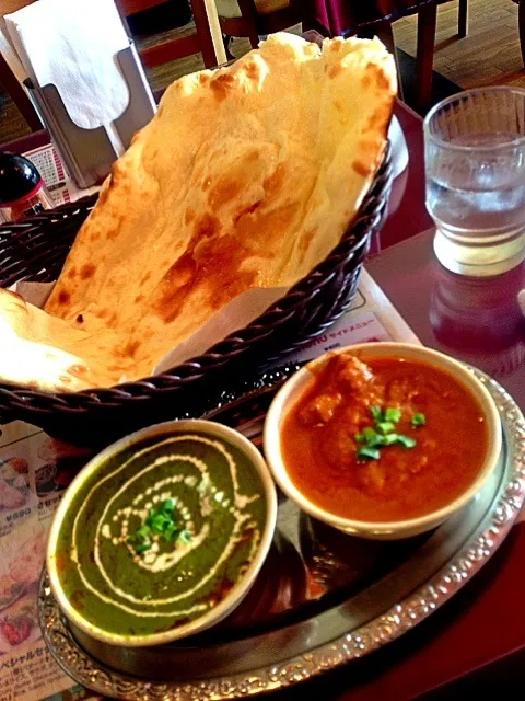 ほうれん草カレー＆マトンカレー|神彩子さん