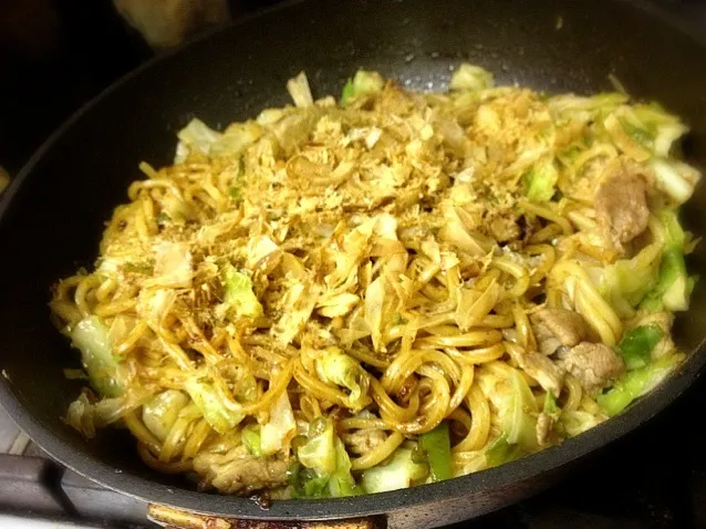 太麺焼きそば|炊かれたいオトコ おこん 小栁津さん