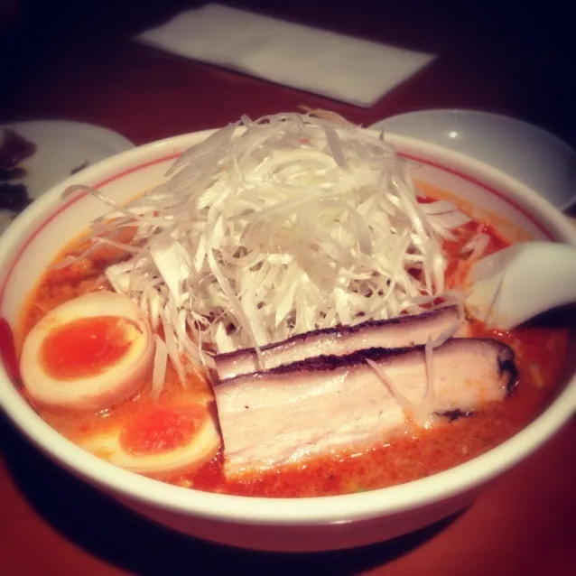 Snapdishの料理写真:ねぎチャーシュー担々麺|じゅりさん