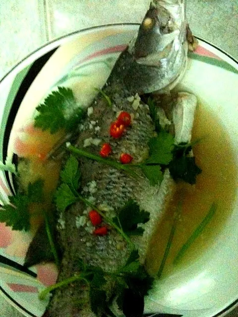 My version of Thai style steamed fish|Elaine Gohさん