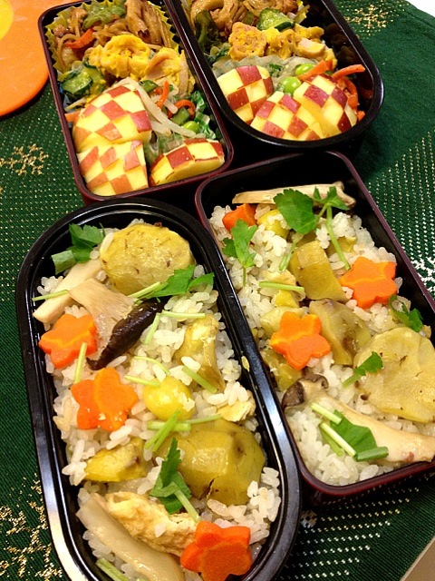 栗入りなんちゃって松茸ごはん弁当 かず Snapdish スナップディッシュ Id I9djza