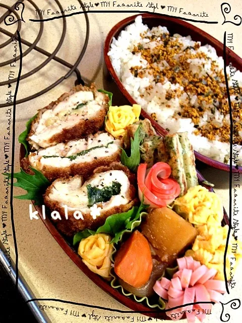 Snapdishの料理写真:ふつーのお弁当☆11/2|くららさん