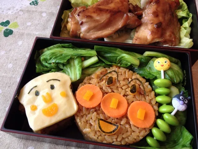 Snapdishの料理写真:アンパンマンのキャラ弁|シャリーさん