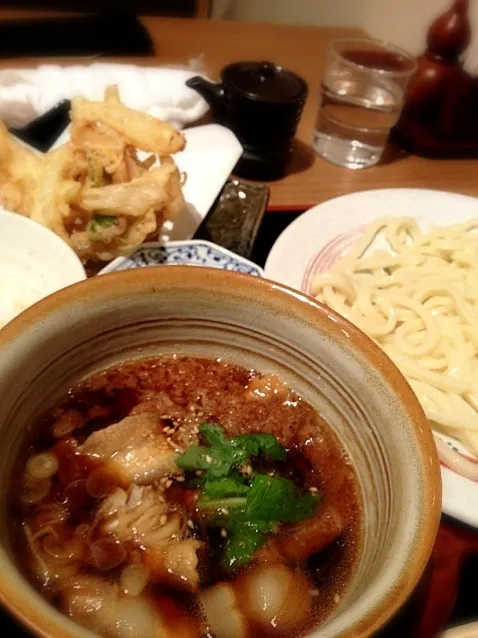 Snapdishの料理写真:肉つけ汁うどん|kozzyさん