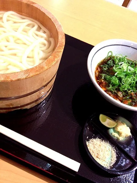 釜揚げうどん 肉汁つけ麺|nekobusdogさん