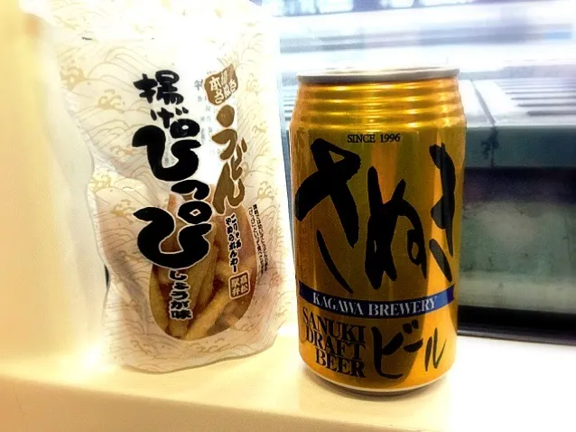 さぬきビールとうどんぴっぴ|たけさん