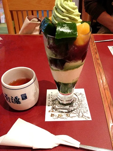 Green tea parfait|kikoさん