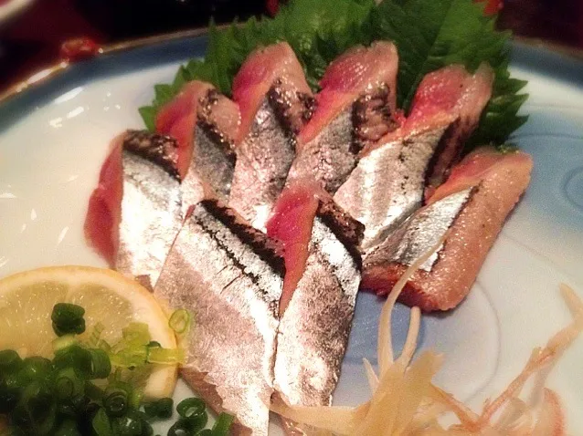 Snapdishの料理写真:sanma sashimi|willzさん