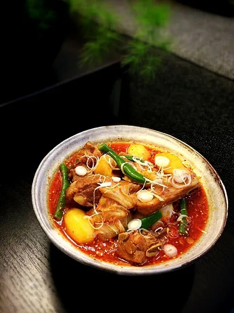 Korean potato,kimchi,sparerib stew|rick chanさん