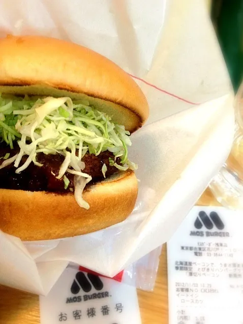 MOS burger! Pork cutlet|Ernさん