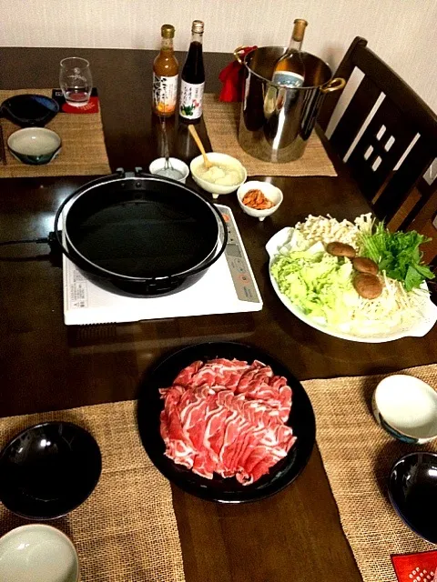 お家しゃぶしゃぶ(^O^)／ラム肉    鹿児島県黒豚肩ロース食べ比べ！|ちーままさん