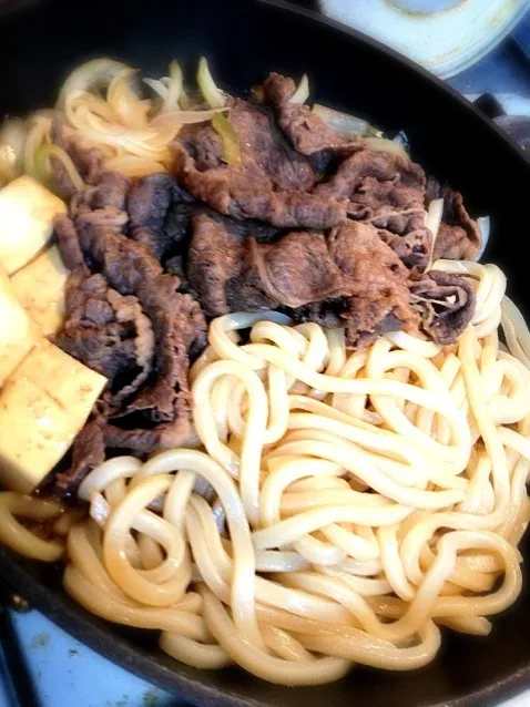 すき焼き饂飩|炊かれたいオトコ おこん 小栁津さん