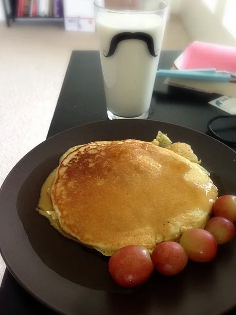 バナナパンケーキできた ( ๑´•ω•)۶|小環さん