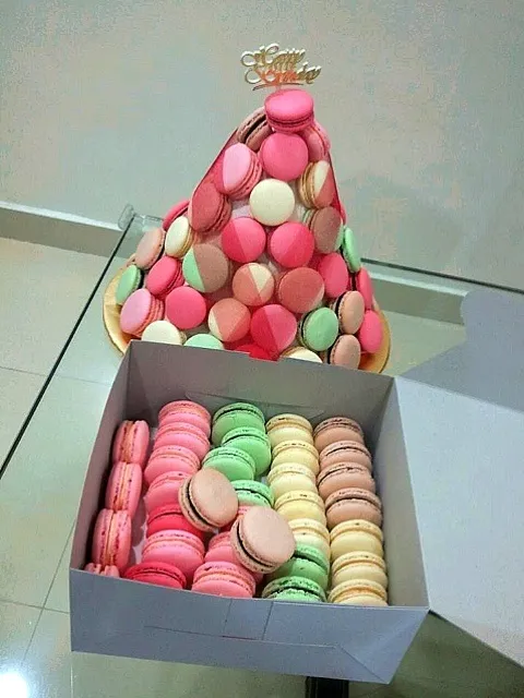 macaroon tower|Yvonne C.さん