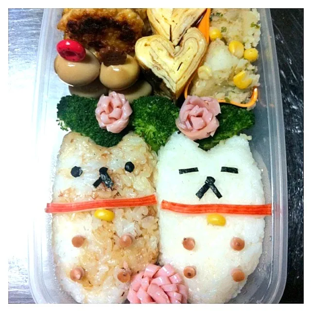 ねこさん弁当♡|あやもさん