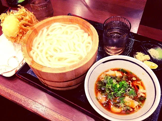 Snapdishの料理写真:肉汁つけうどん|きゃのこさん