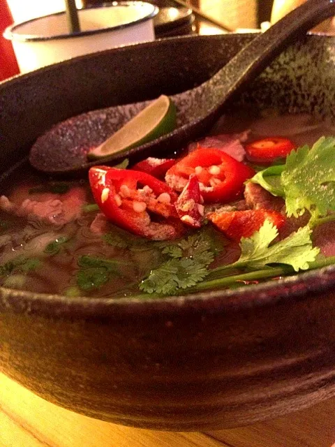 Vietnamese beef steak pho|Nicholas Tayさん