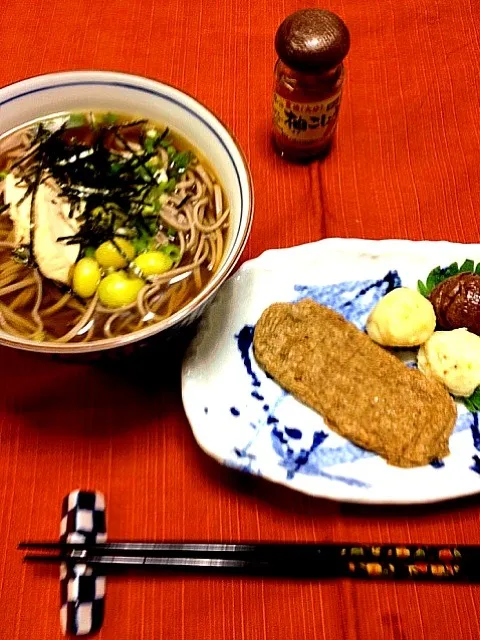 掛け蕎麦うち昼食〜島原じゃこ天|さかぽんさん