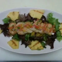 scallop w/grilled pineapple & oranges|elvinさん