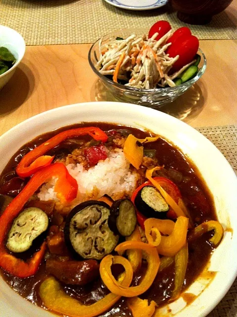 野菜はグリルで焼きました♪( ´θ｀)ノ|かおりんさん