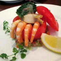 Prawn&Scallops salad