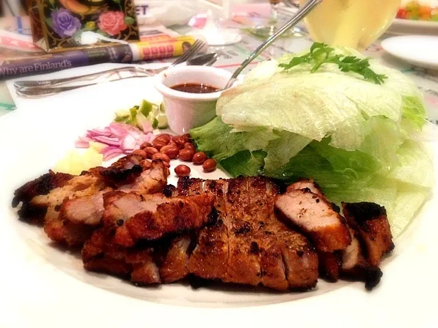 Pork Loin with lettuce wrap|prissyさん