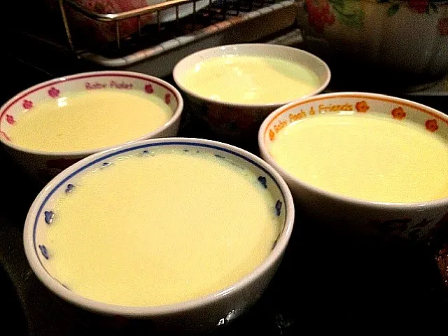 Snapdishの料理写真:Steamed egg with milk|carol laiさん