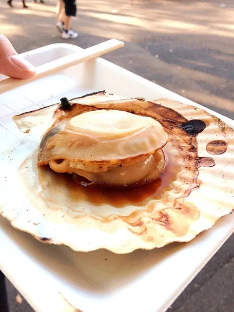 ホタテの炭焼き。学祭です。|CHIHOさん