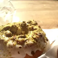 Snapdishの料理写真:Pistachio & Meyer lemon donut|lee ramsayさん