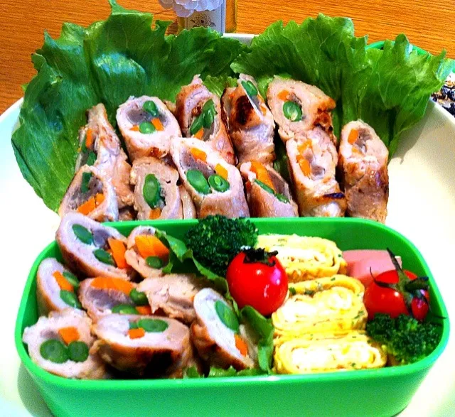 塩麹の肉巻き焼|tacaccoさん