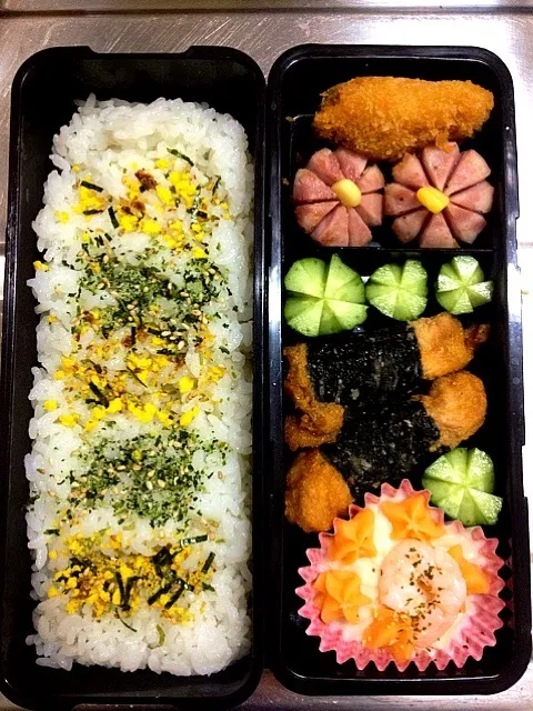 詰め込み旦那様お弁当＊|まゆめろさん