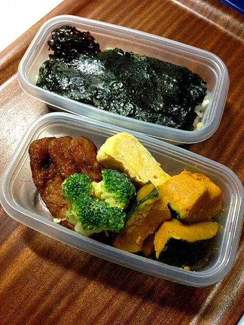 今日の弁当◯のり弁当|ハタボーさん