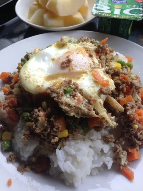 昼ご飯   旦那様用（＾∇＾）|くめさん