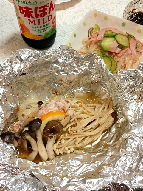 Snapdishの料理写真:鮭のホイル焼き♪|rin♪さん